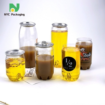 आसान खुले ढक्कन के साथ 250 मिलीलीटर 330 मिलीलीटर 650 मिलीलीटर साफ़ शीतल पेय पीईटी पेय कर सकते हैं: