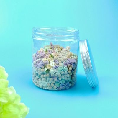 सूखे खाद्य मूंगफली पाउडर के लिए 700 मिलीलीटर वाइड ओपनिंग प्लास्टिक खाद्य जार