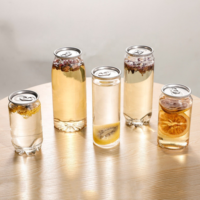 350 मिलीलीटर पीईटी पारदर्शी शीतल पेय आसान खुले ढक्कन के साथ प्लास्टिक सोडा पेय खाली कर सकता है