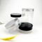 बॉडी बटर 120 मिली 50 एमएम प्लास्टिक स्क्रू कैप जार कस्टम लोगो