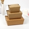 थोक सुशी पेपर बॉक्स में फ्लेक्सो प्रिंटिंग ढक्कन के साथ खाद्य वितरण बॉक्स
