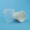 BPA मुक्त पीपी 15Oz पुन: प्रयोज्य प्लास्टिक चाय कॉफी चीनी कनस्तरों